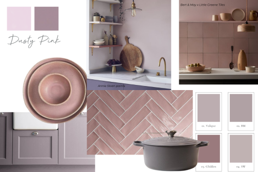 Dusty Pink Moodboard