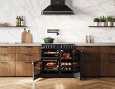 90cm induction black block