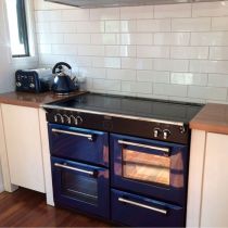 Dark blue Richmond range cooker