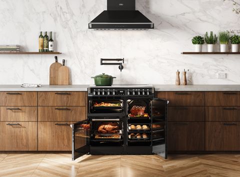 90cm induction black block